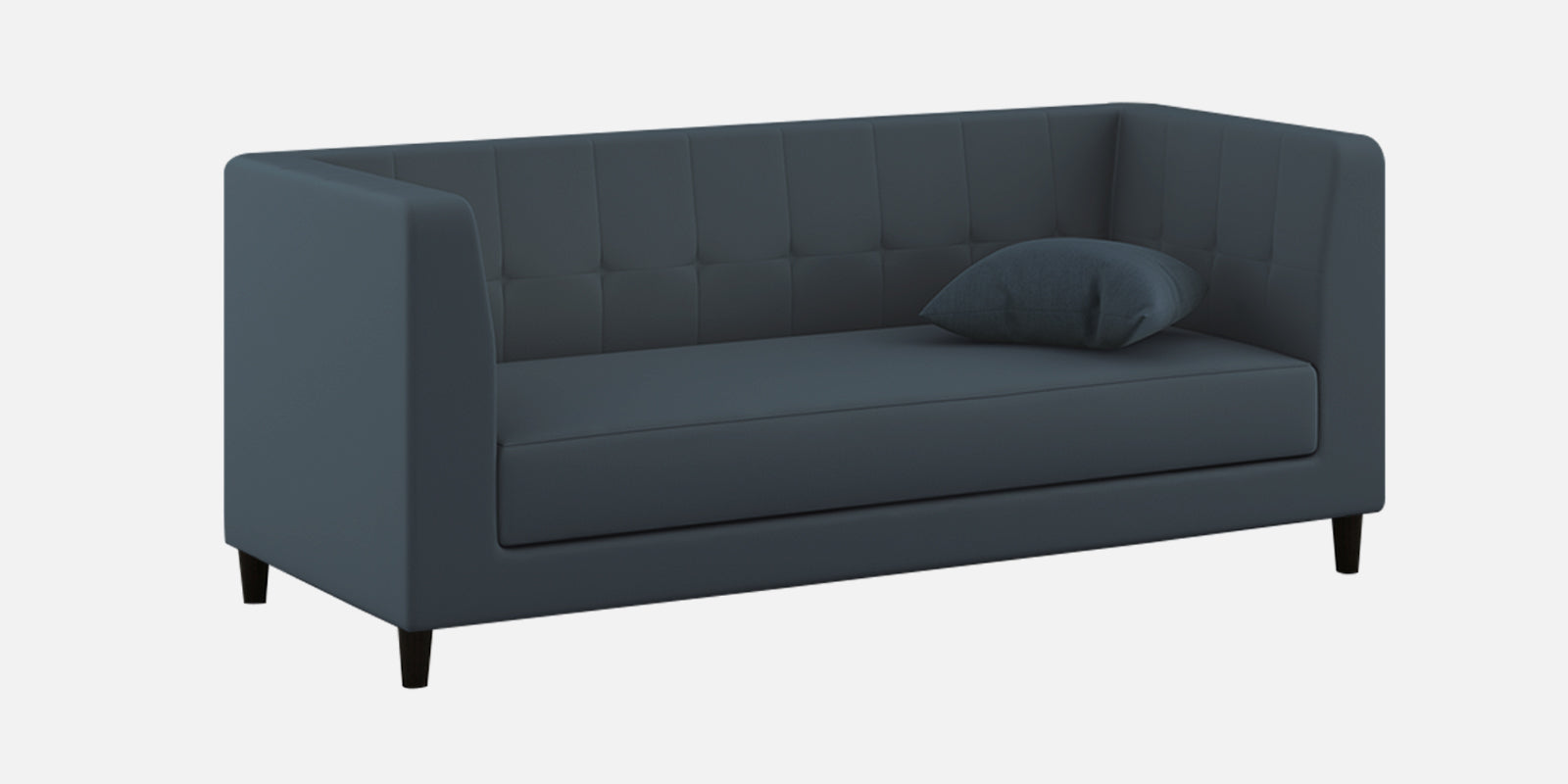 Braulia Velvet 3 Seater Sofa In Oxford Blue Colour - Febonic Living