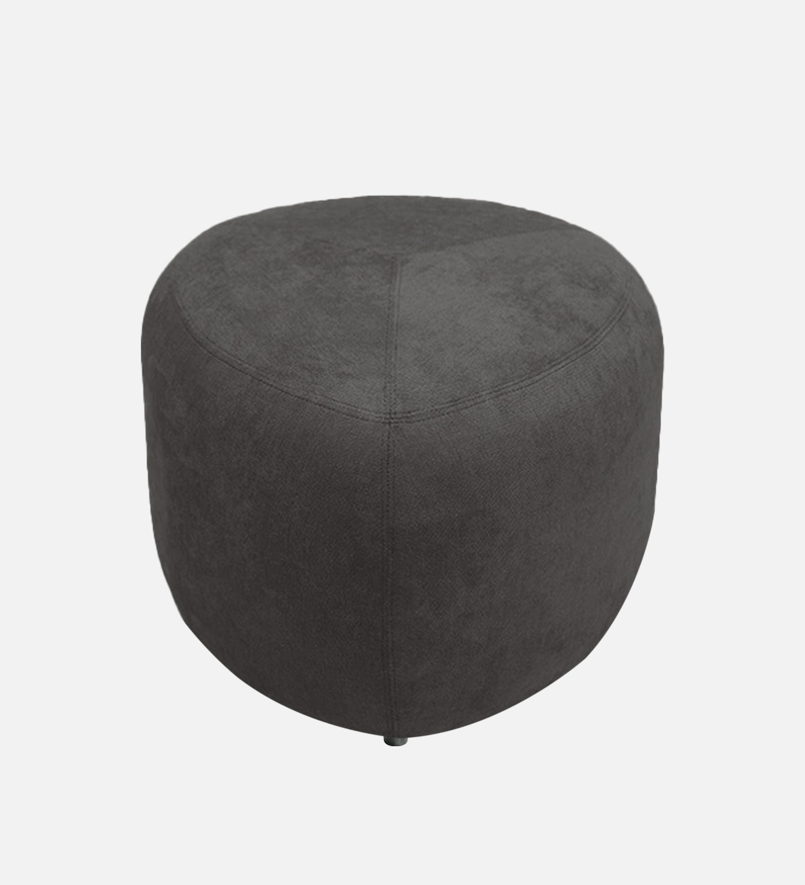 Keori Fabric Pouffe In Charcoal Grey Colour - Febonic Living