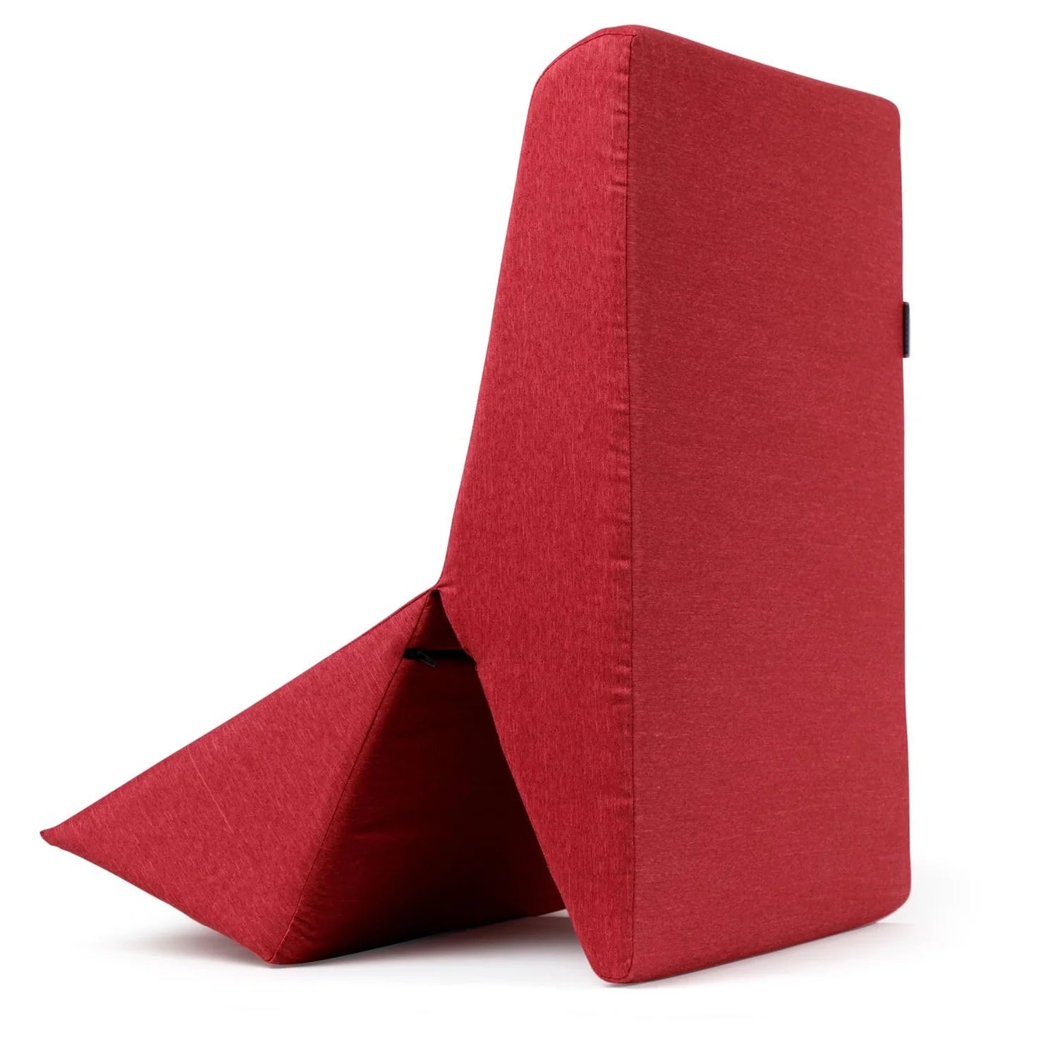 Cedar Fabric Wegde Pillows in Ruby Red Colour - Febonic Living