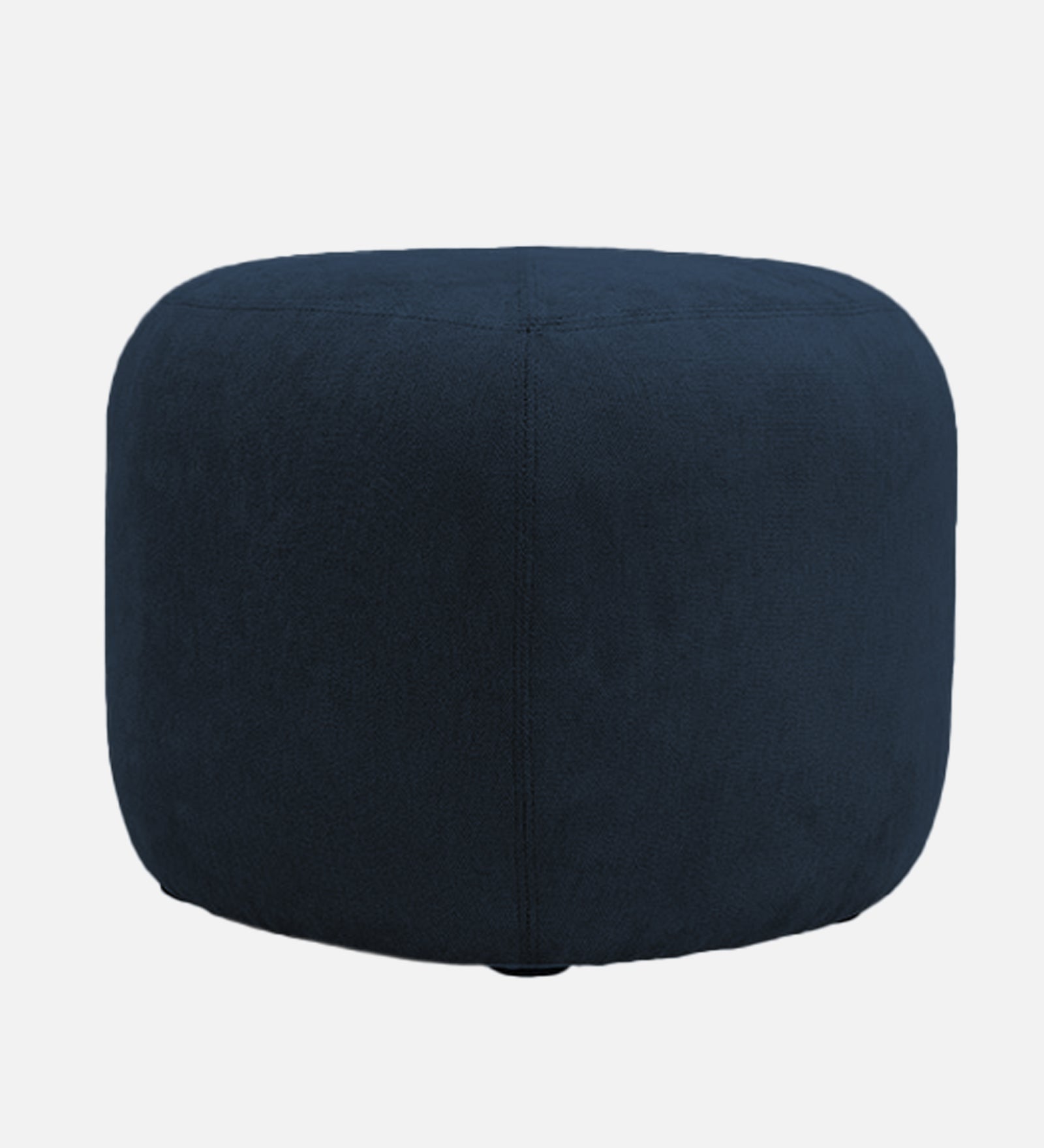 Keori Fabric Pouffe In Denim Blue Colour - Febonic Living