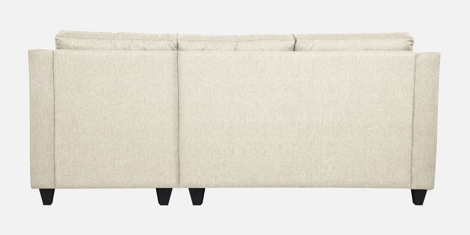 Welly Fabric LHS Sectional Sofa (2+Lounger) In Ivory Cream Colour - Febonic Living