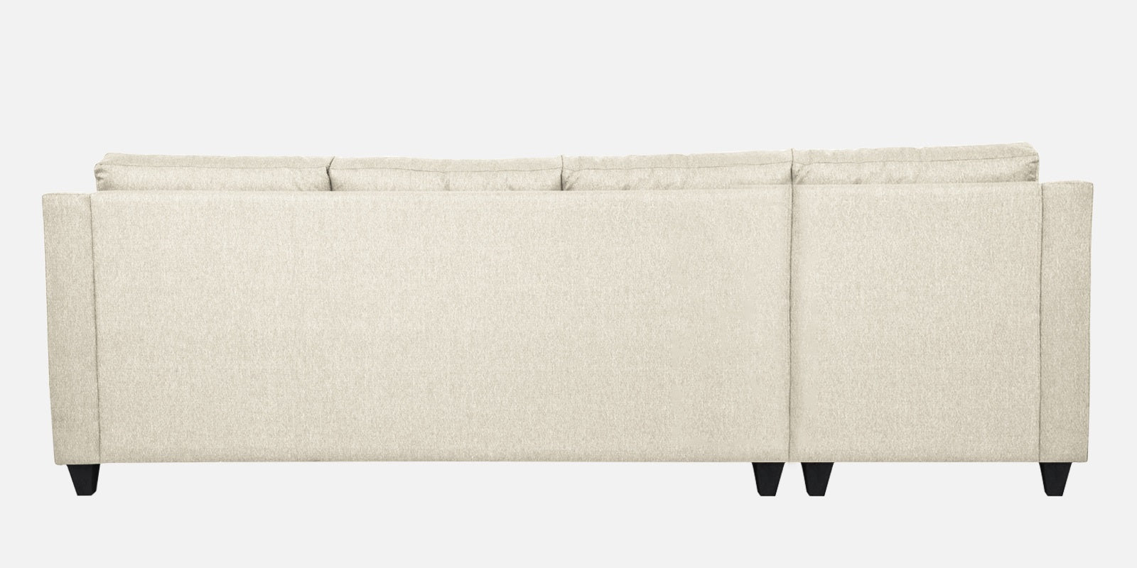 Welly Fabric RHS Sectional Sofa (3+Lounger) In Ivory Cream Colour - Febonic Living
