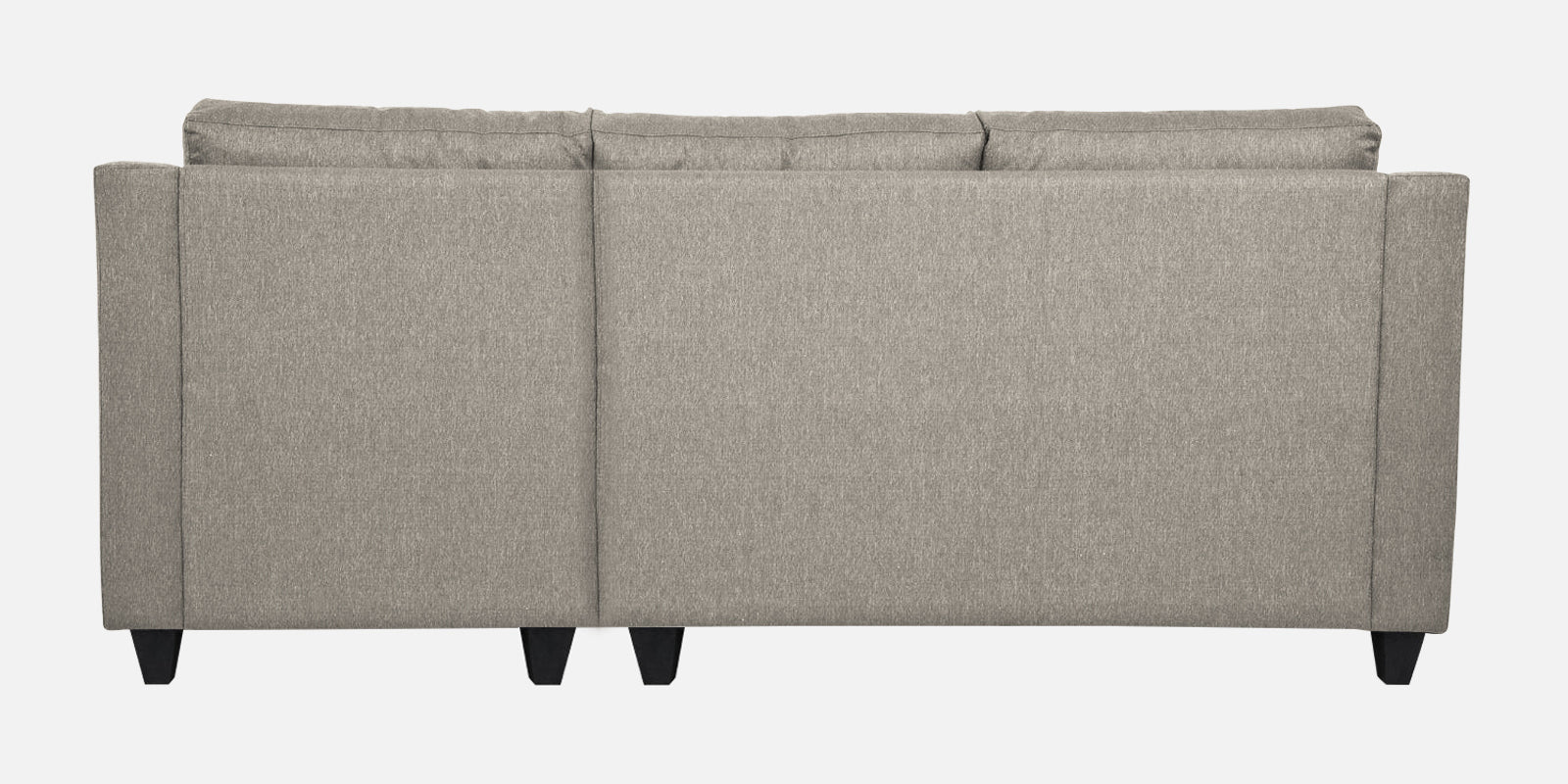 Welly Fabric LHS Sectional Sofa (2+Lounger) In Ash Grey Colour - Febonic Living
