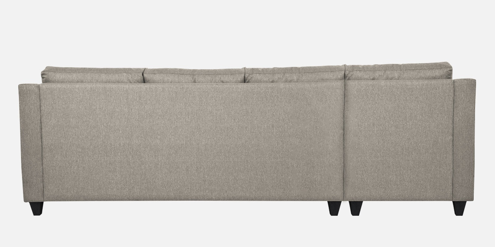 Welly Fabric RHS Sectional Sofa (3+Lounger) In Ash Grey Colour - Febonic Living