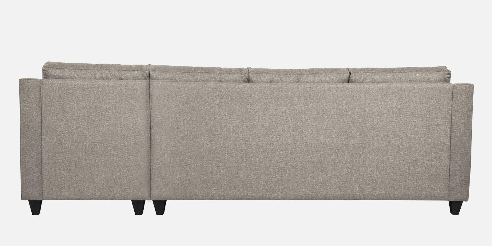 Welly Fabric LHS Sectional Sofa (3+Lounger) In Ash Grey Colour - Febonic Living