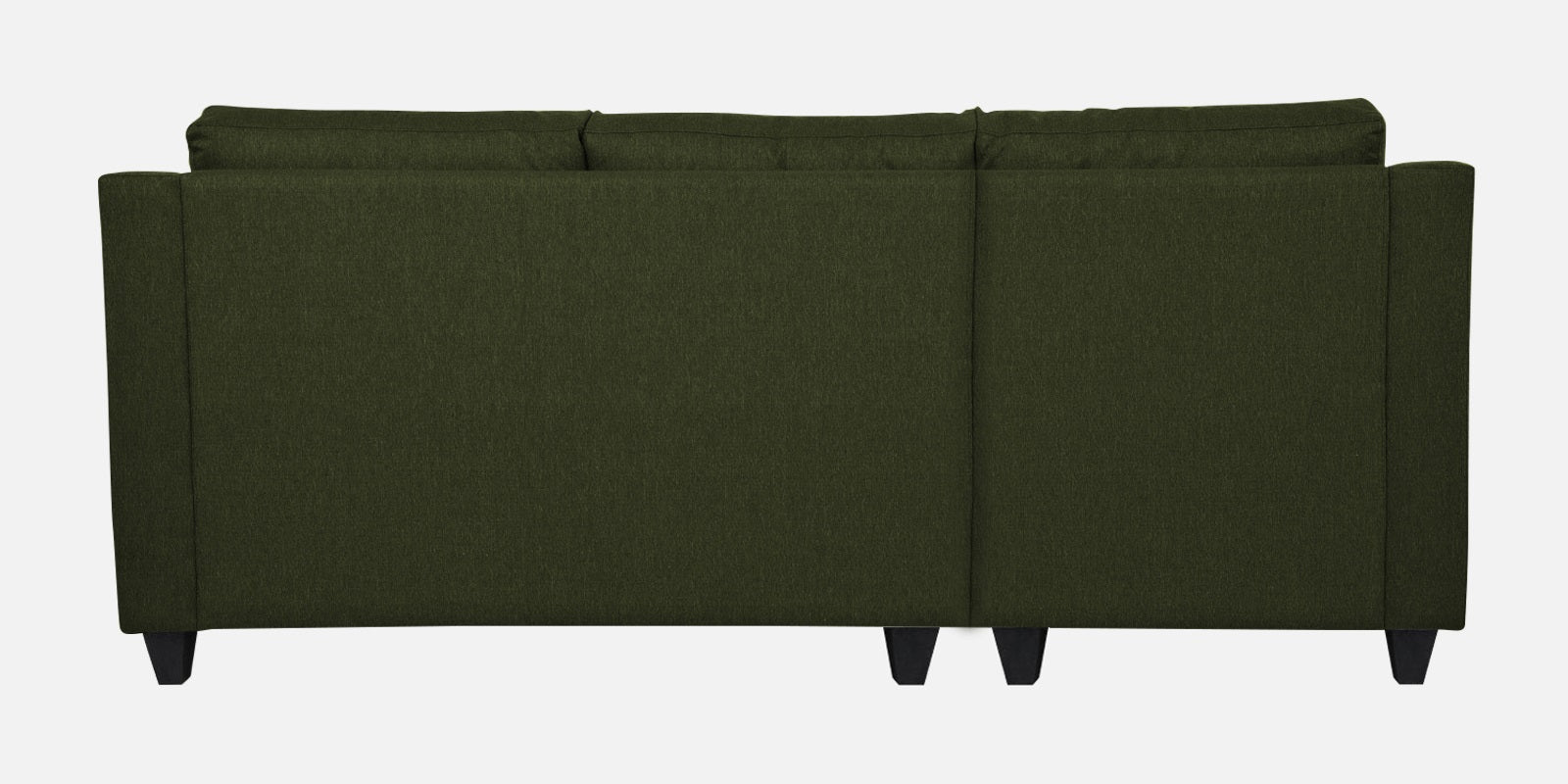 Welly Fabric RHS Sectional Sofa (2+Lounger) In Olive Green Colour - Febonic Living