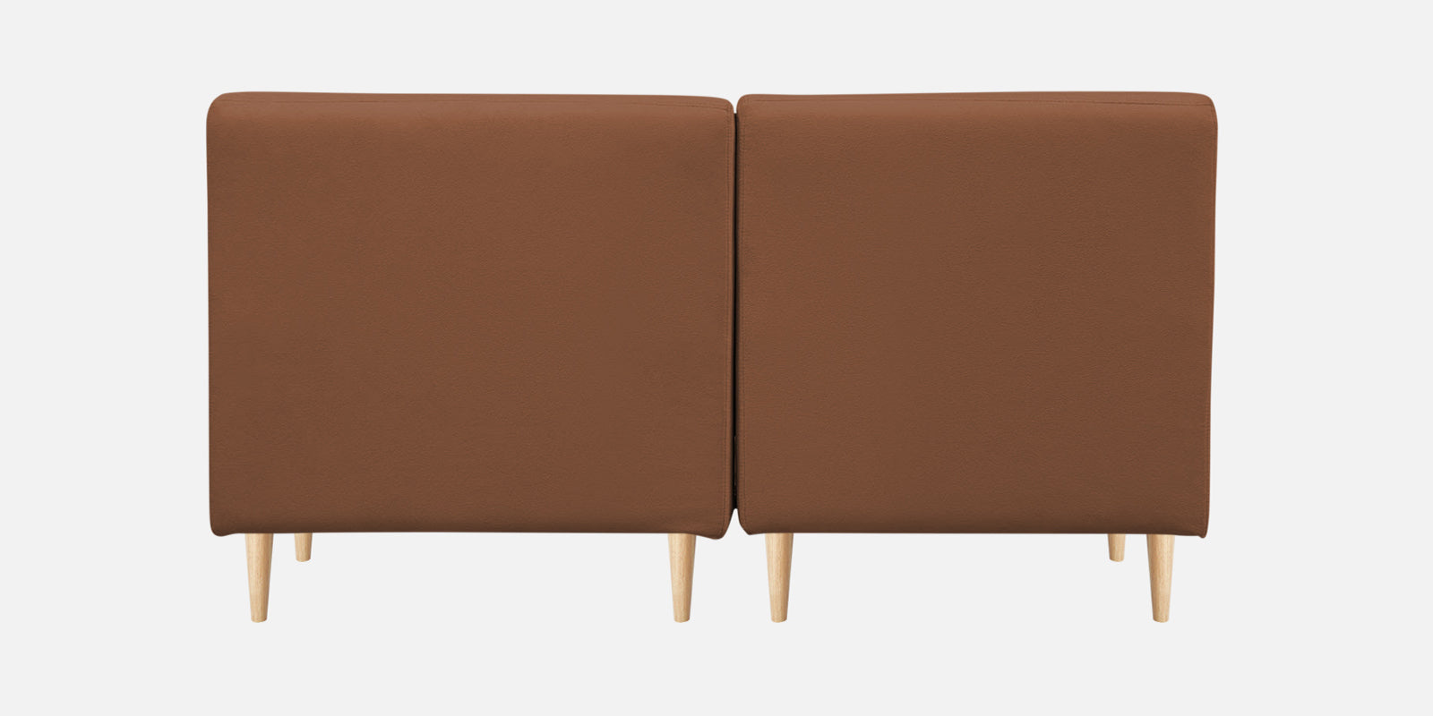 Woody Fabric 2 Seater Sofa In Caramel Beige Colour - Febonic Living