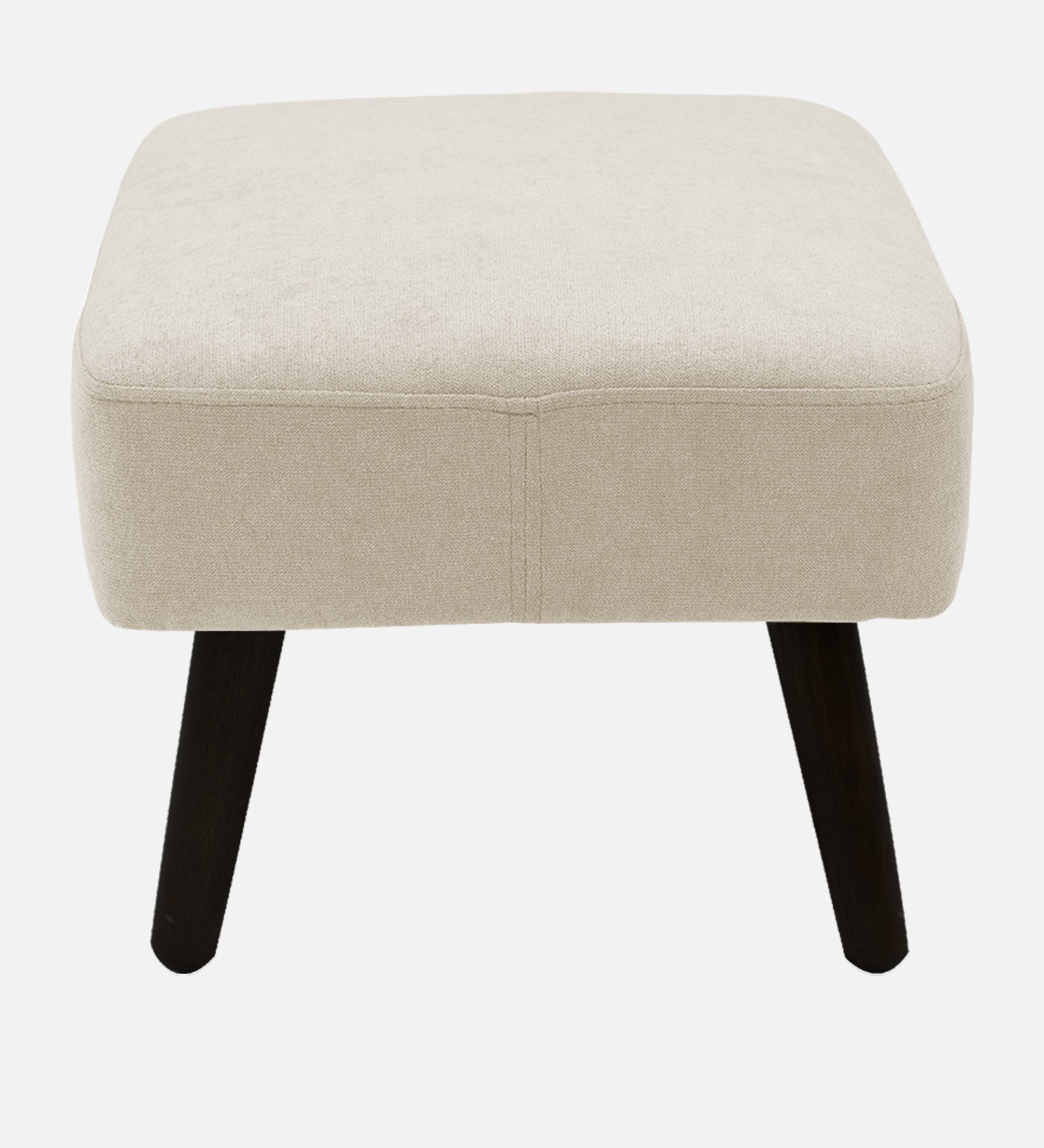 Luke Fabric Foot Stool In Ivory Cream Colour - Febonic Living