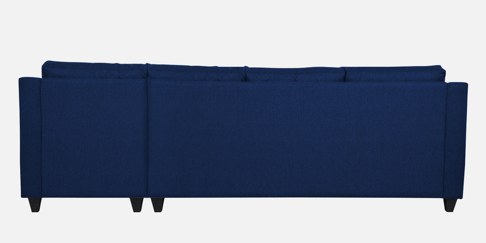Welly Fabric LHS Sectional Sofa (3+Lounger) In Royal Blue Colour - Febonic Living