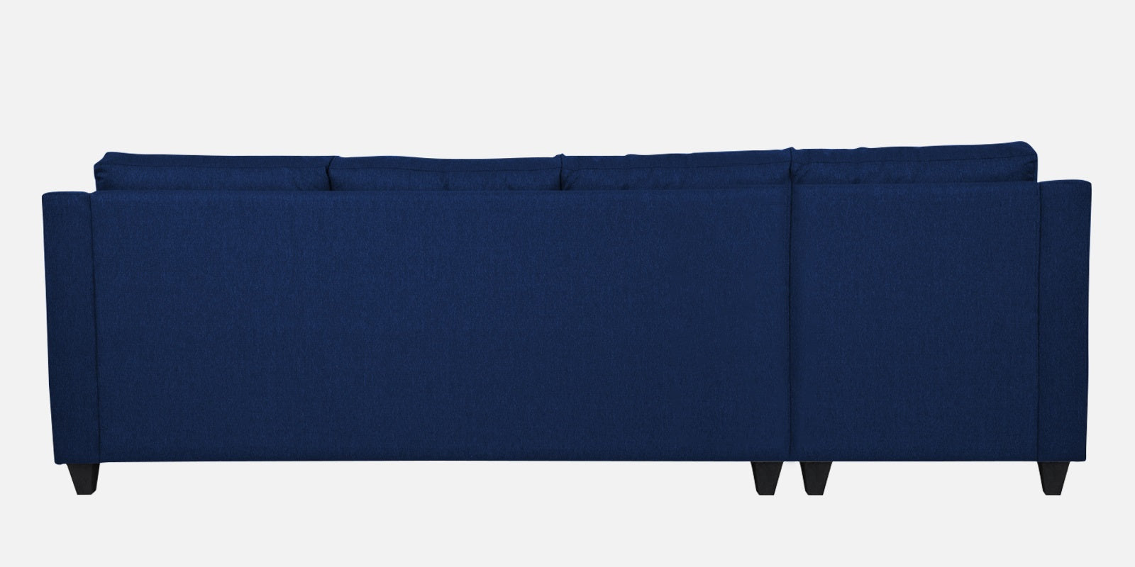 Welly Fabric RHS Sectional Sofa (3+Lounger) In Royal Blue Colour - Febonic Living