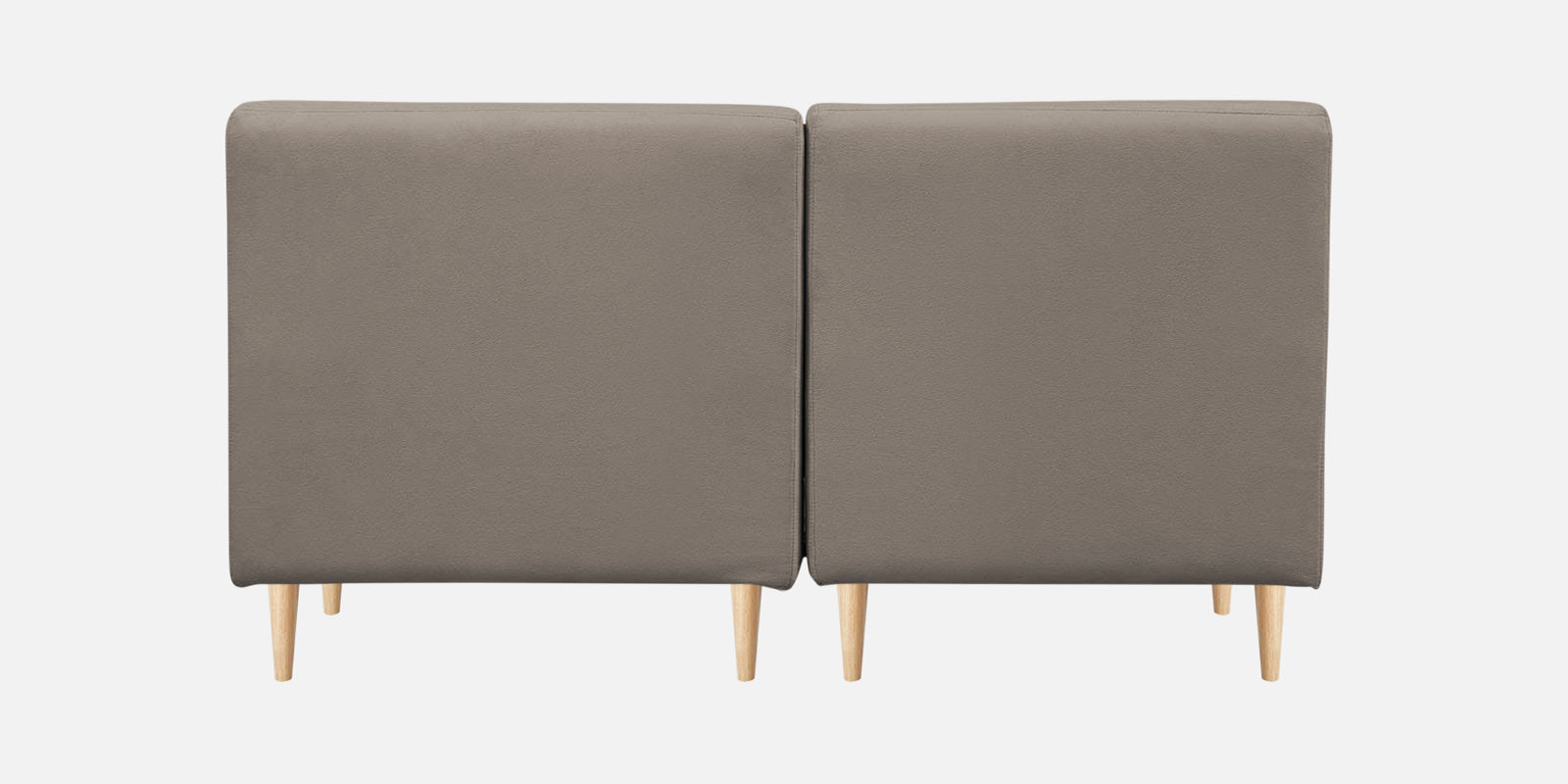 Woody Fabric 2 Seater Sofa In Oat Beige Colour - Febonic Living