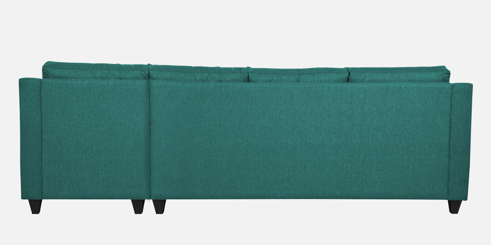 Welly Fabric LHS Sectional Sofa (3+Lounger) In Sea Green Colour - Febonic Living