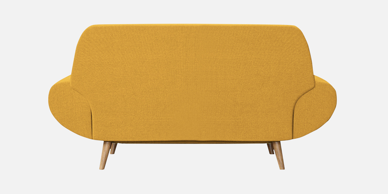 Jessy Fabric 2 Seater Sofa In Bold Yellow Colour - Febonic Living