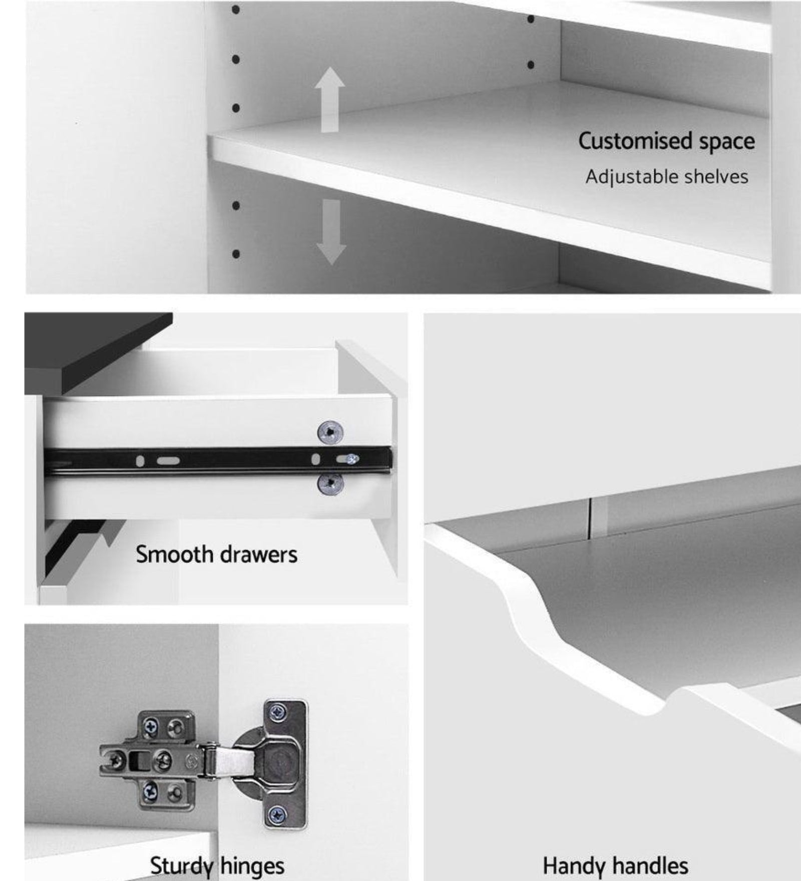 Savel Shoe Rack In Frosty White Finish - Febonic Living