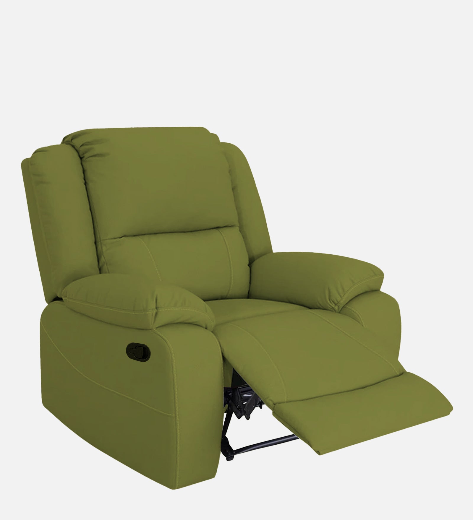 Adley Fabric 1 Seater Manual Recliner In Lime Green Colour - Febonic Living