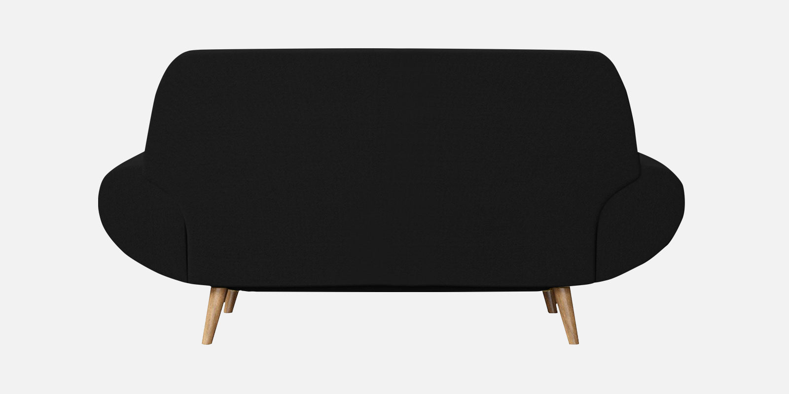 Jessy Fabric 2 Seater Sofa In Zed Black Colour - Febonic Living