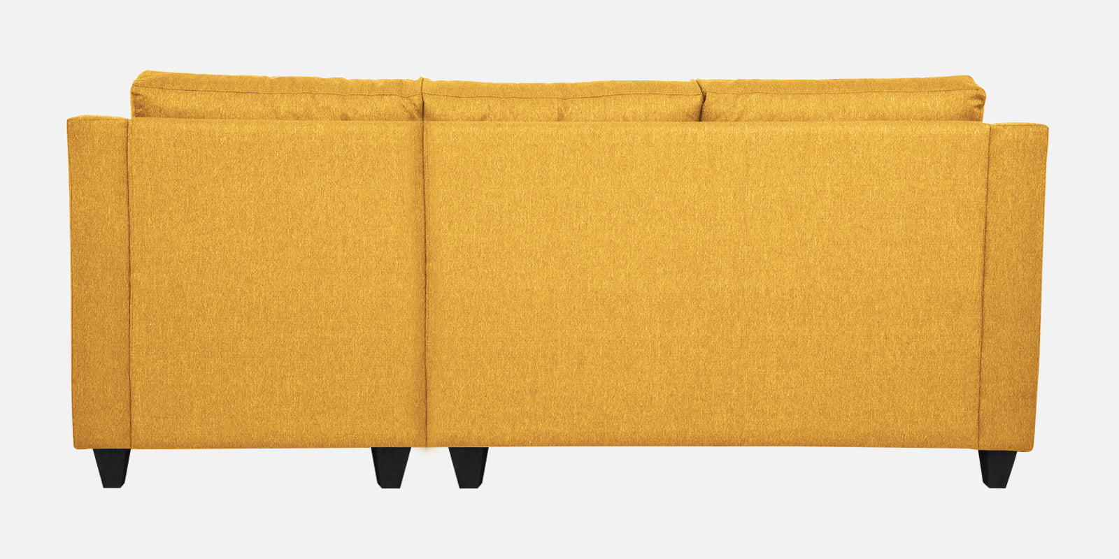 Welly Fabric LHS Sectional Sofa (2+Lounger) In Bold Yellow Colour - Febonic Living