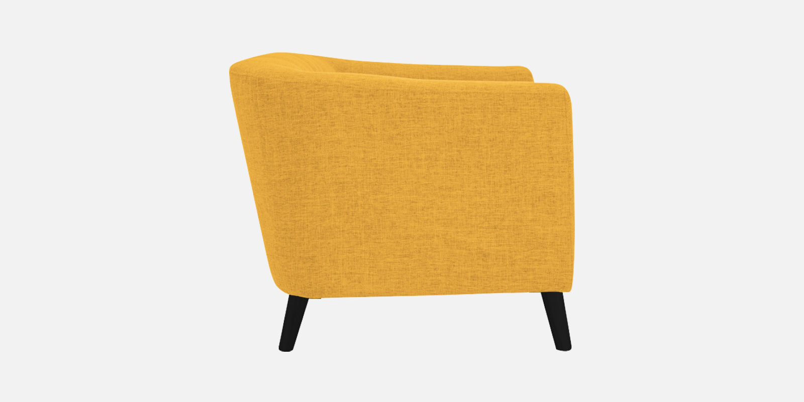 Casper Fabric 2 Seater Sofa In Bold Yellow Colour - Febonic Living
