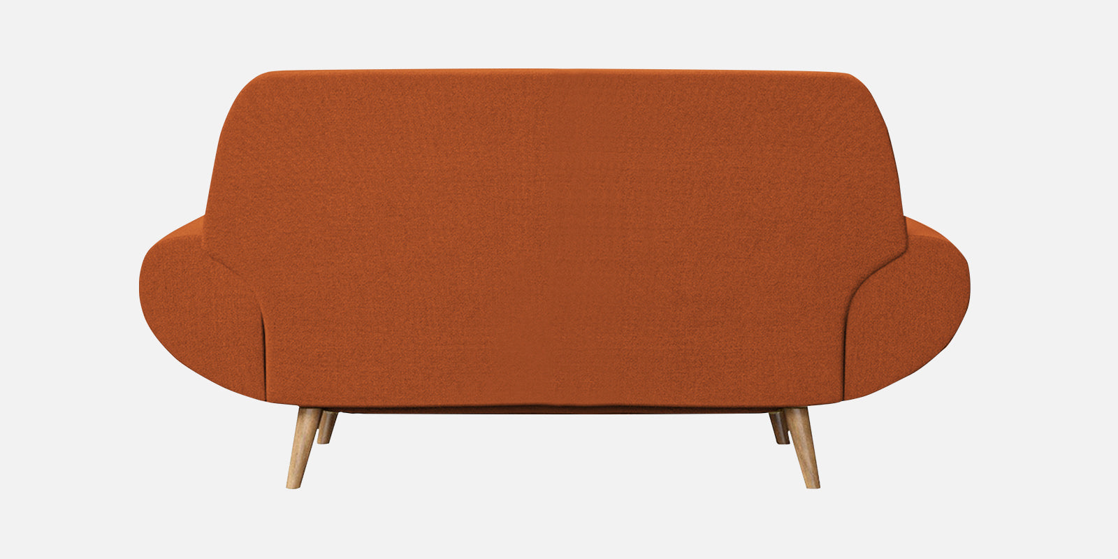 Jessy Fabric 2 Seater Sofa In Vivid Orange Colour - Febonic Living
