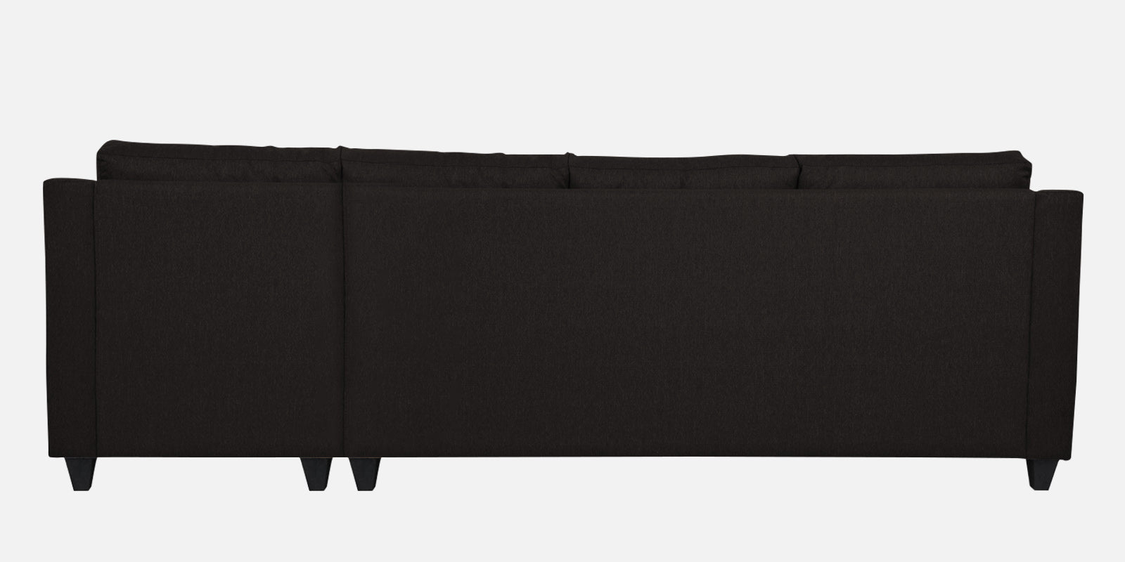 Welly Fabric LHS Sectional Sofa (3+Lounger) In Cara Brown Colour - Febonic Living