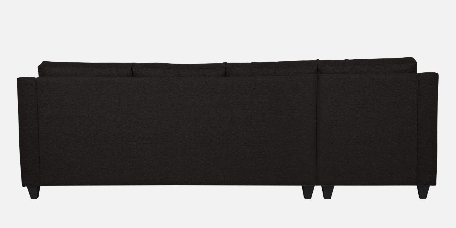 Welly Fabric RHS Sectional Sofa (3+Lounger) In Cara Brown Colour - Febonic Living