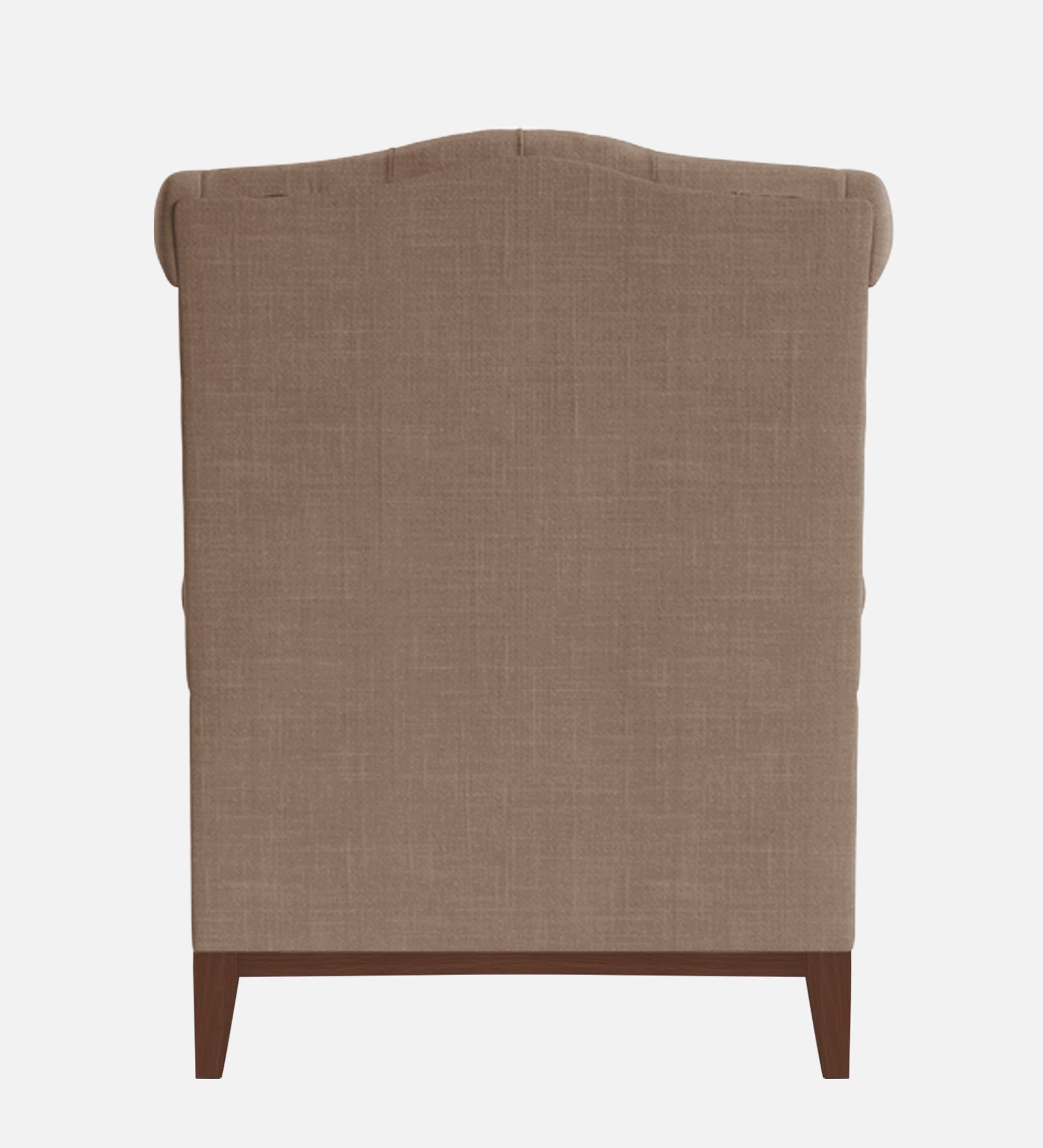 Nory Fabric Wing Chair In Cookie Beige Colour - Febonic Living