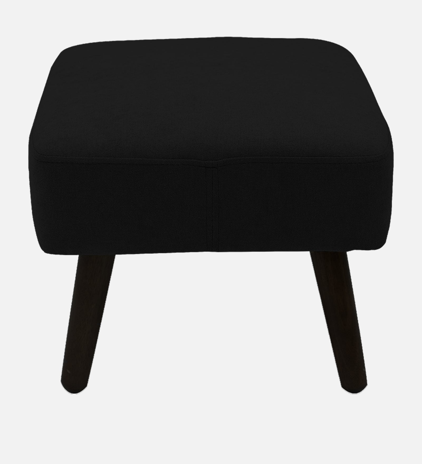 Luke Fabric Foot Stool In Zed Black Colour - Febonic Living