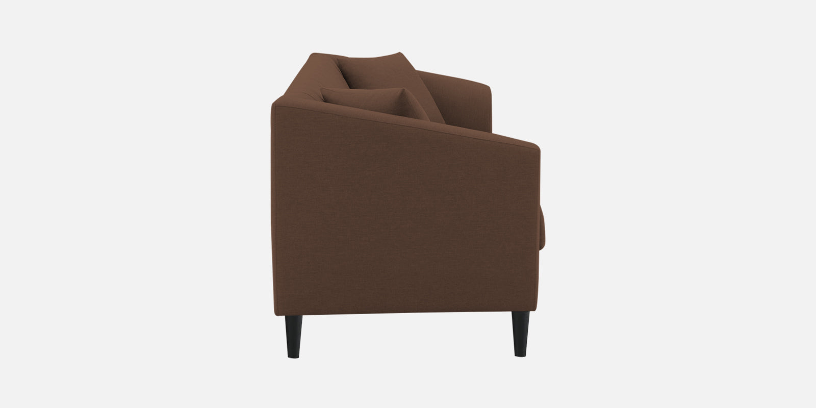 Polon Fabric 2 Seater Sofa In Ash Brown Colour - Febonic Living