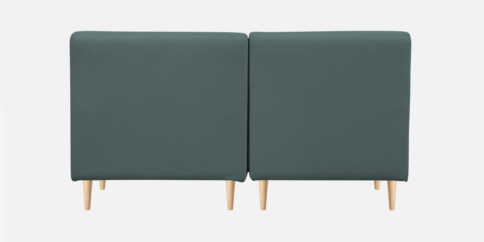 Woody Fabric 2 Seater Sofa In Pista Green Colour - Febonic Living