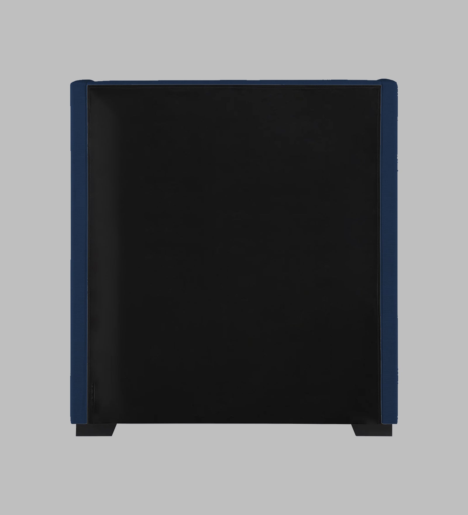 Kirby Fabric Upholstered Single Bed in Royal Blue Colour - Febonic Living