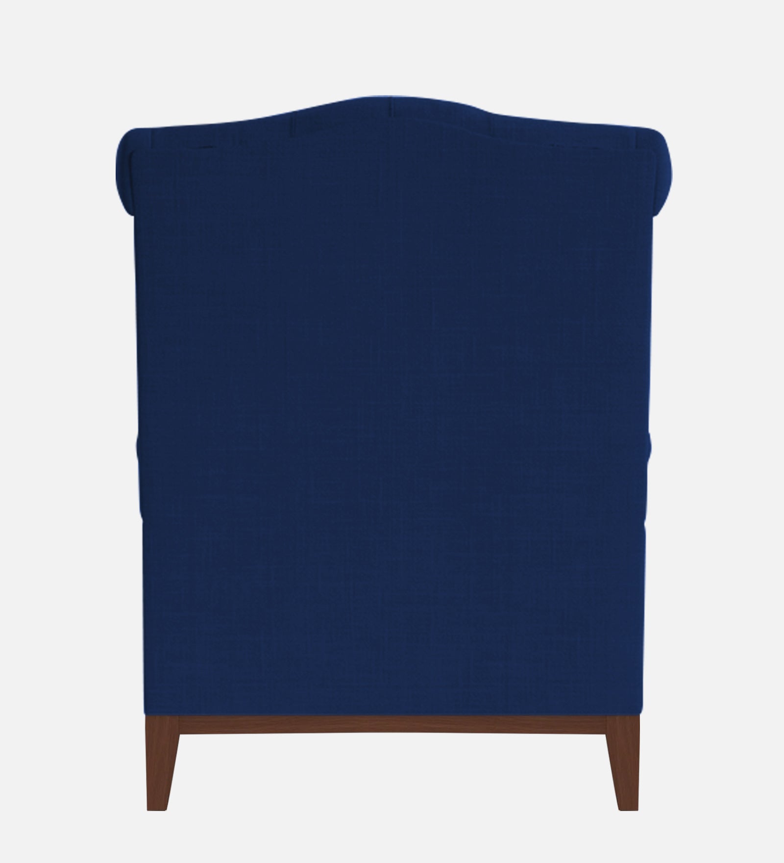 Nory Fabric Wing Chair In Royal Blue Colour - Febonic Living