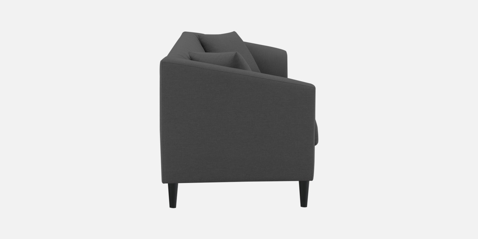 Polon Fabric 3 Seater Sofa In Stone Grey Colour - Febonic Living