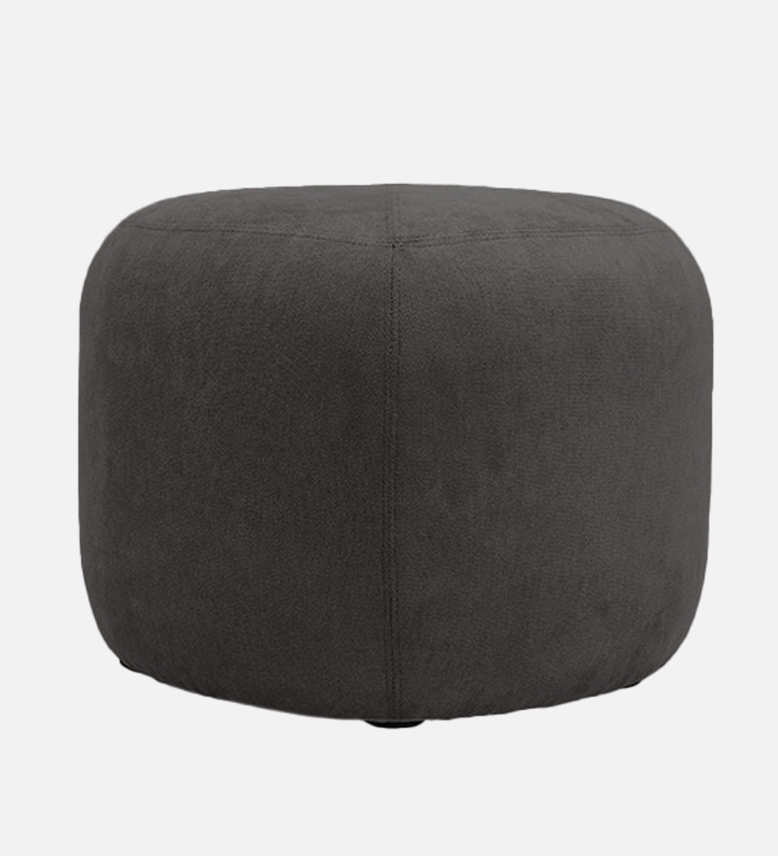 Keori Fabric Pouffe In Charcoal Grey Colour - Febonic Living
