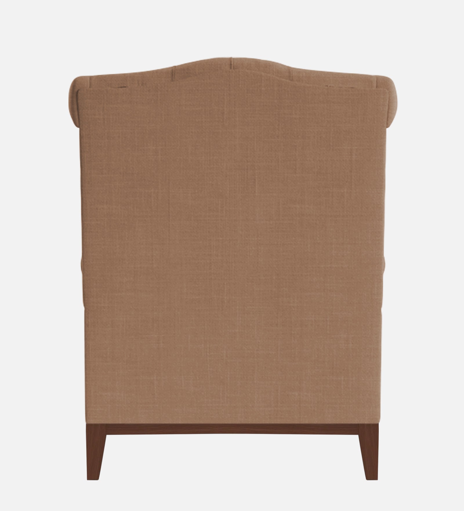 Nory Fabric Wing Chair In Cosmic Beige Colour - Febonic Living