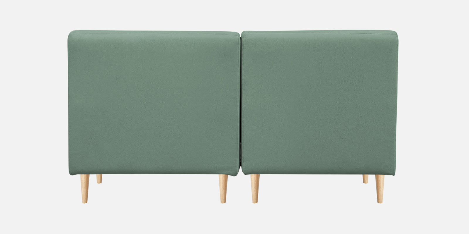 Woody Fabric 2 Seater Sofa In Mist Blue Colour - Febonic Living