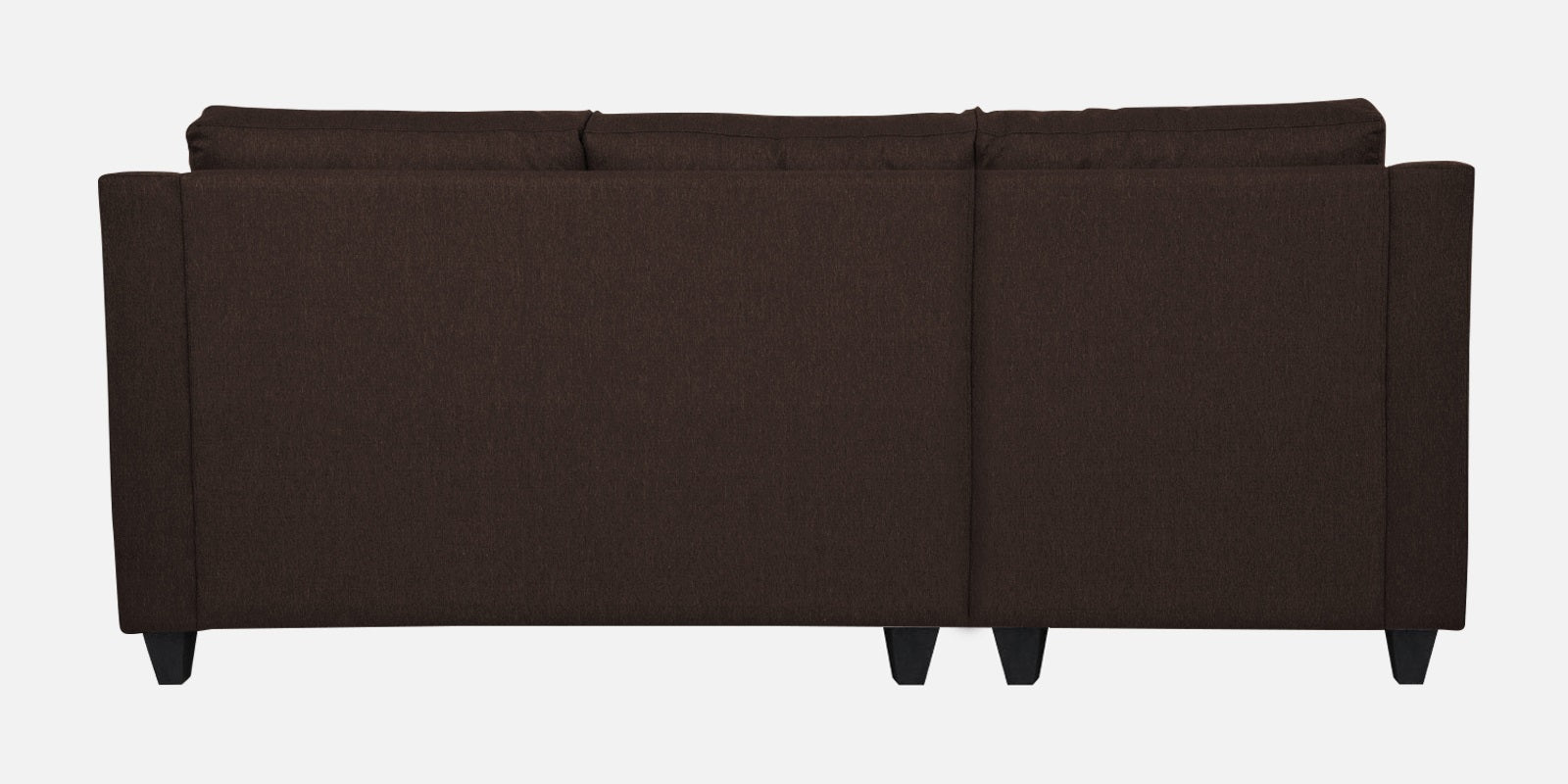 Welly Fabric RHS Sectional Sofa (2+Lounger) In Coffee Brown Colour - Febonic Living