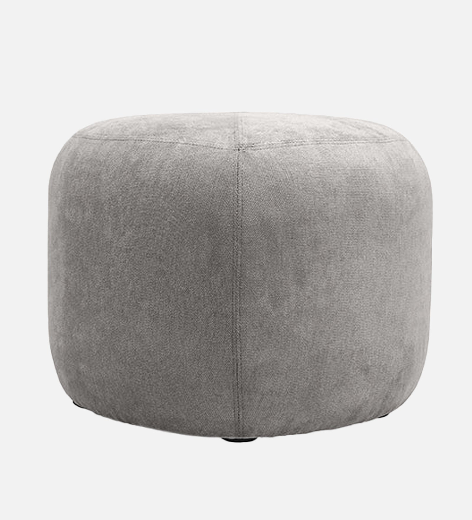 Keori Fabric Pouffe In Concrete Grey Colour - Febonic Living