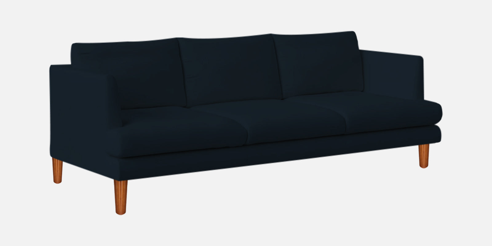Sokun Fabric 3 Seater Sofa In Denim Blue Colour - Febonic Living