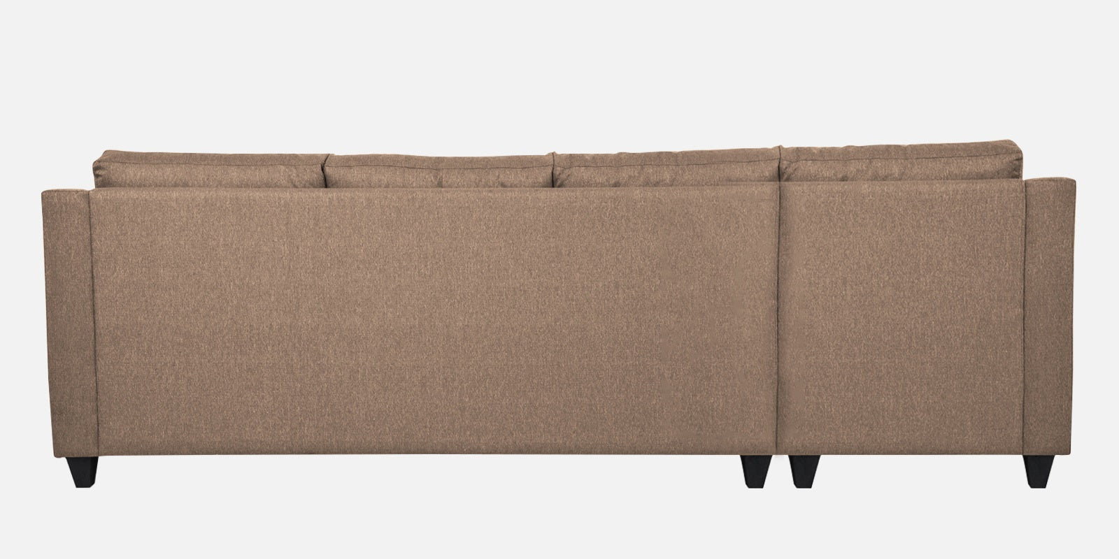 Welly Fabric RHS Sectional Sofa (3+Lounger) In Cookie Beige Colour - Febonic Living