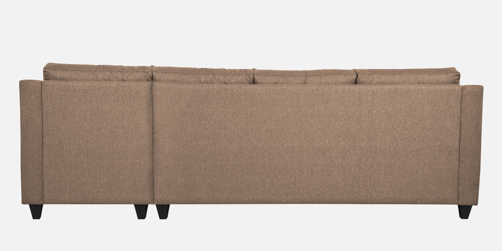 Welly Fabric LHS Sectional Sofa (3+Lounger) In Cookie Beige Colour - Febonic Living