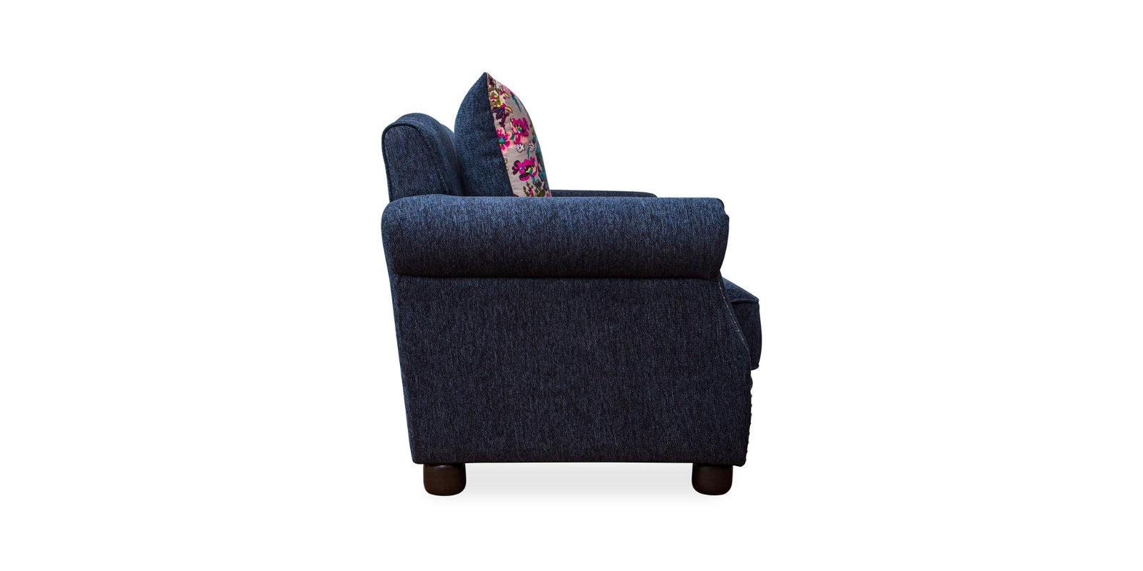 Muba Fabric 2 Seater Sofa In Royal Blue Colour - Febonic Living