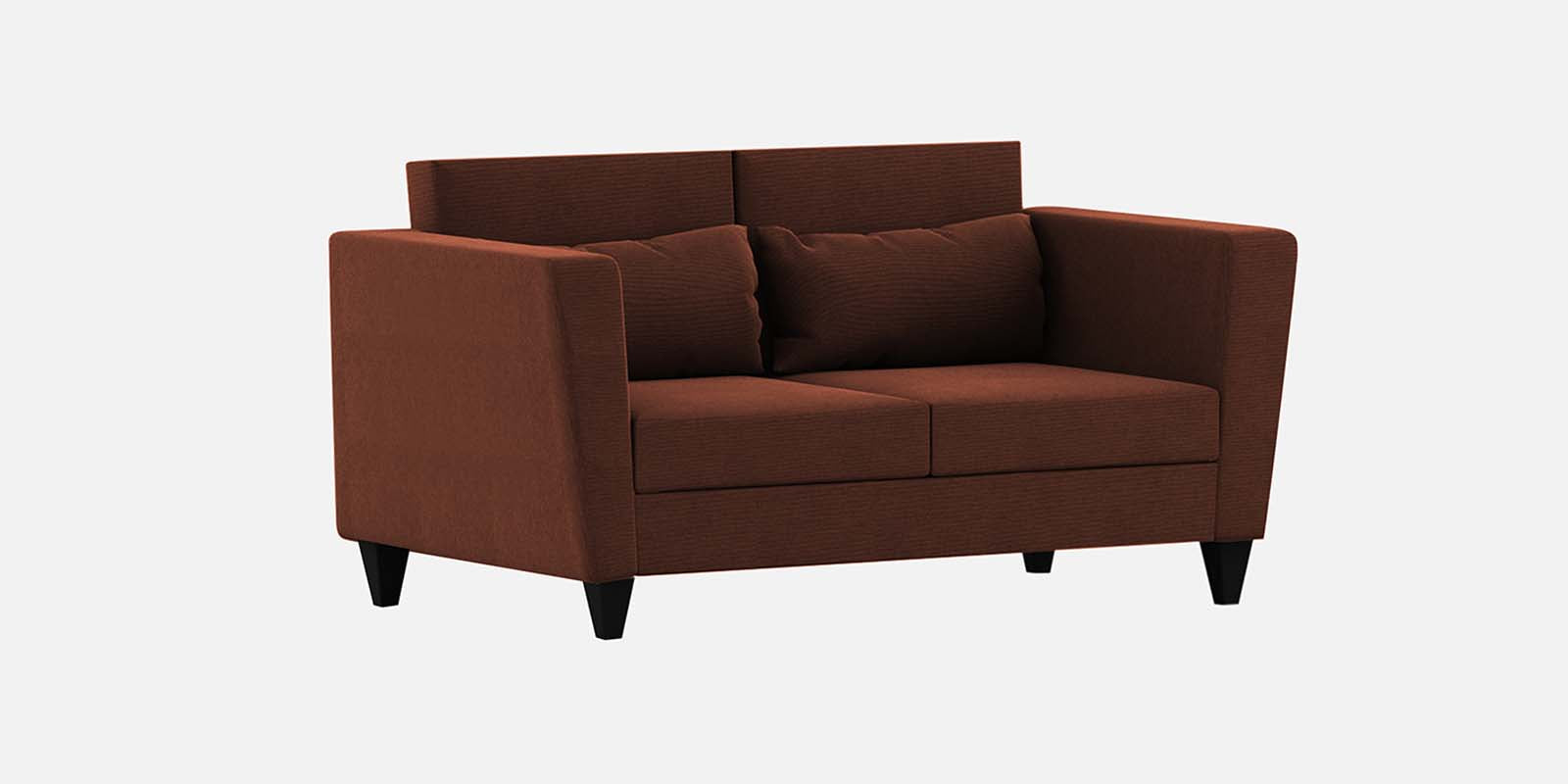 Tokyo Fabric 2 Seater Sofa In Coffee Brown Colour - Febonic Living