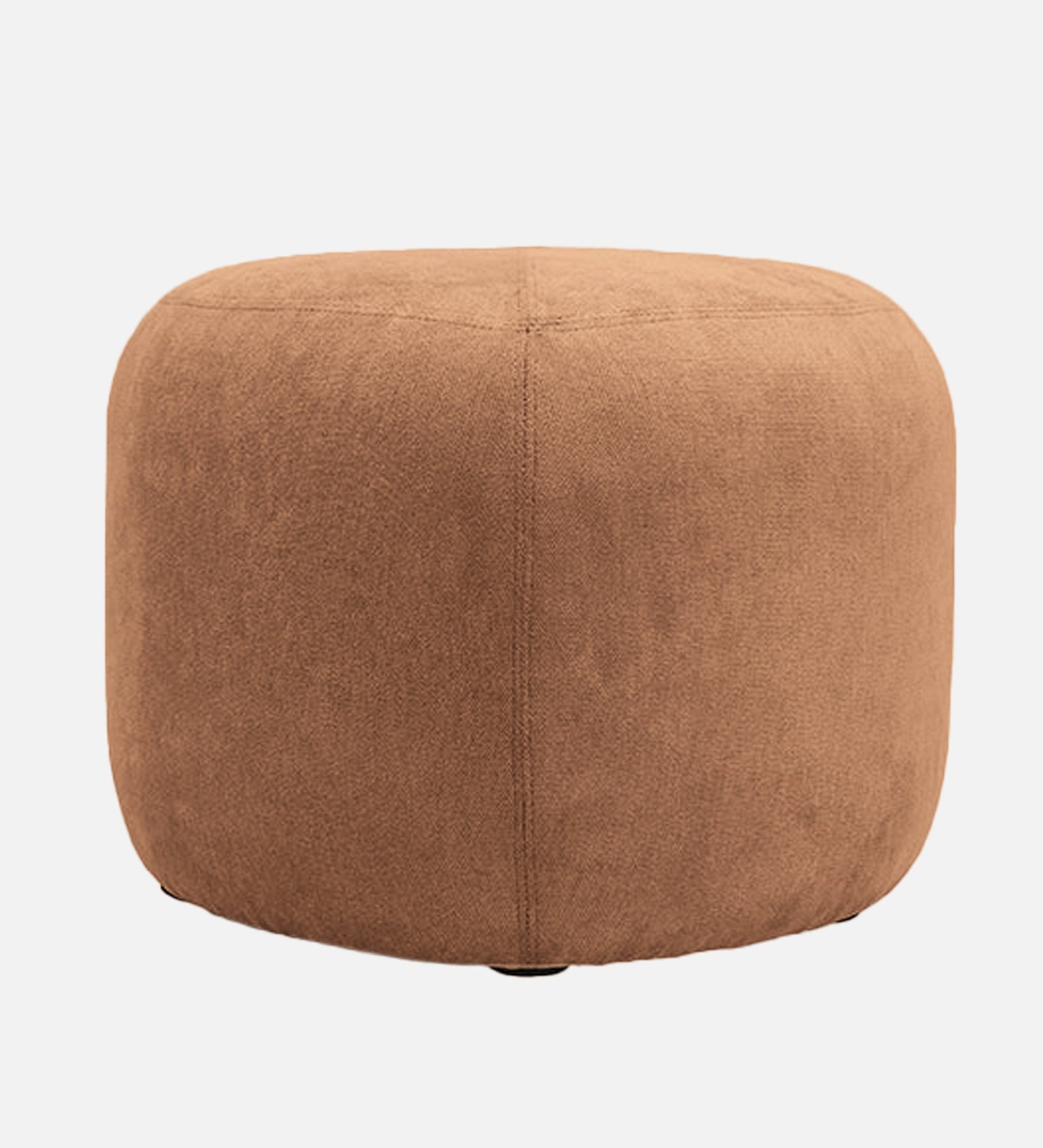 Keori Fabric Pouffe In Cosmic Beige Colour - Febonic Living