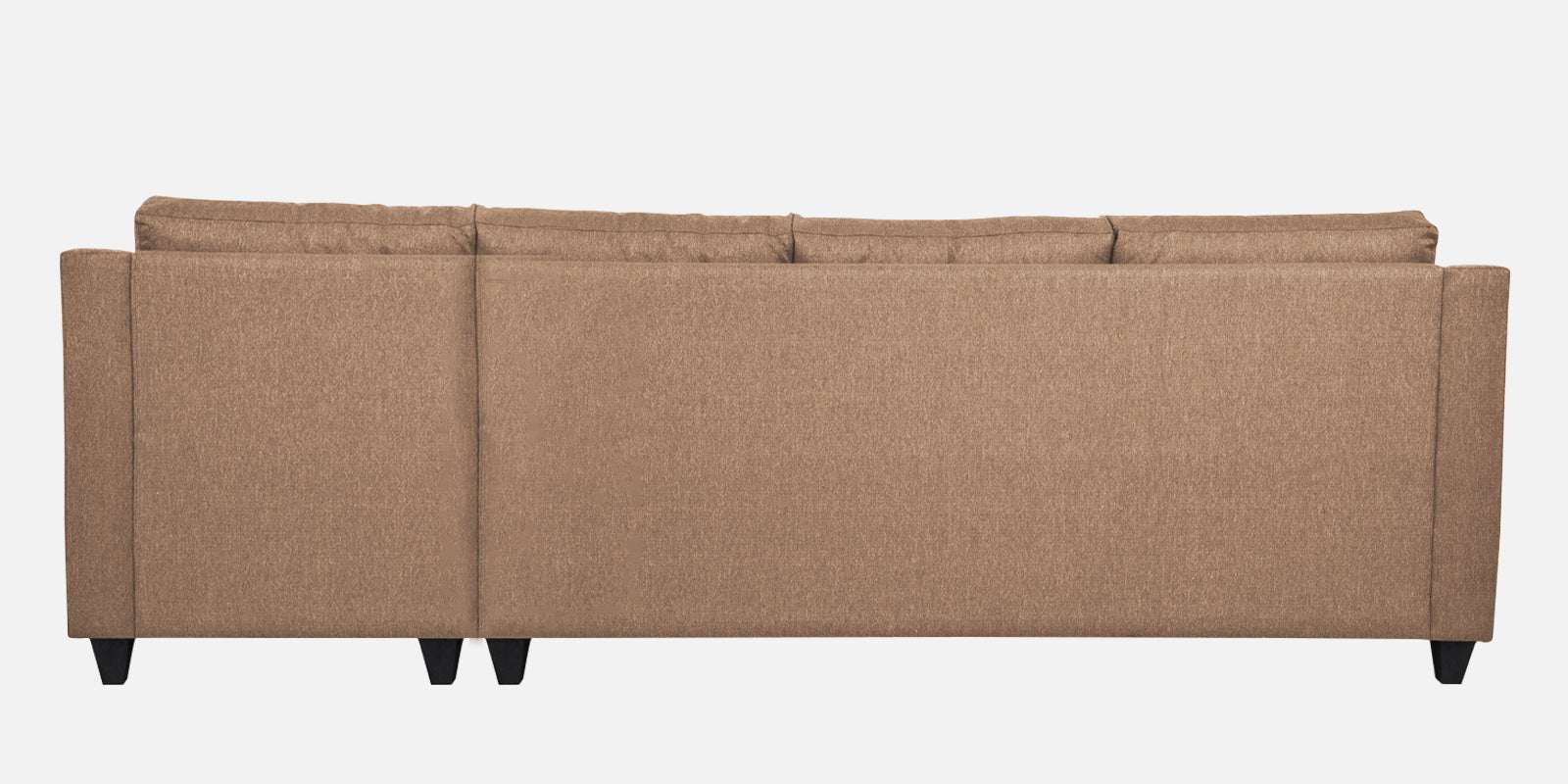 Welly Fabric LHS Sectional Sofa (3+Lounger) In Cosmic Beige Colour - Febonic Living