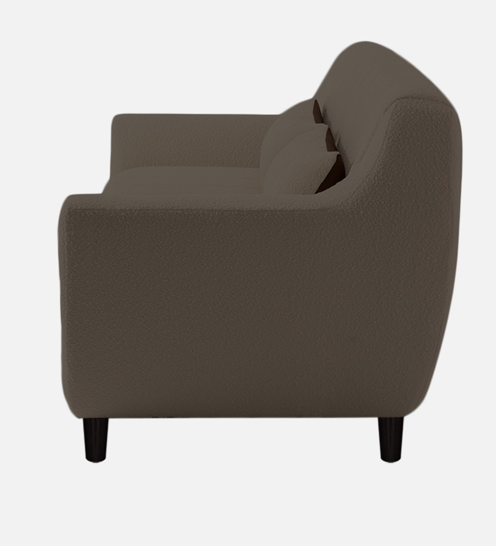Nesco Boucle Fabric 1 Seater Sofa In Niya Beige Colour - Febonic Living