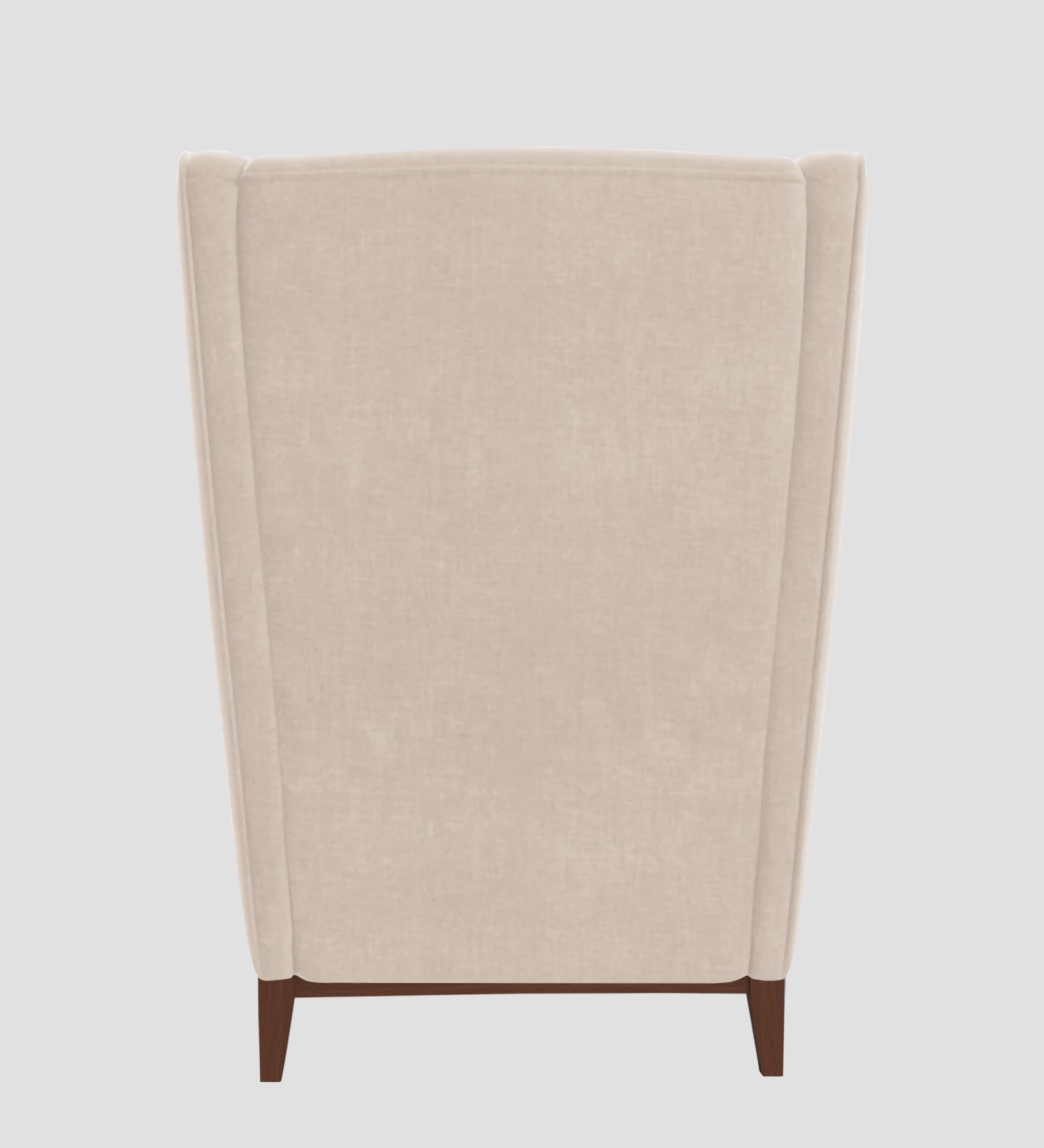 Suri Velvet Wing Chair In Camel Beige Colour - Febonic Living