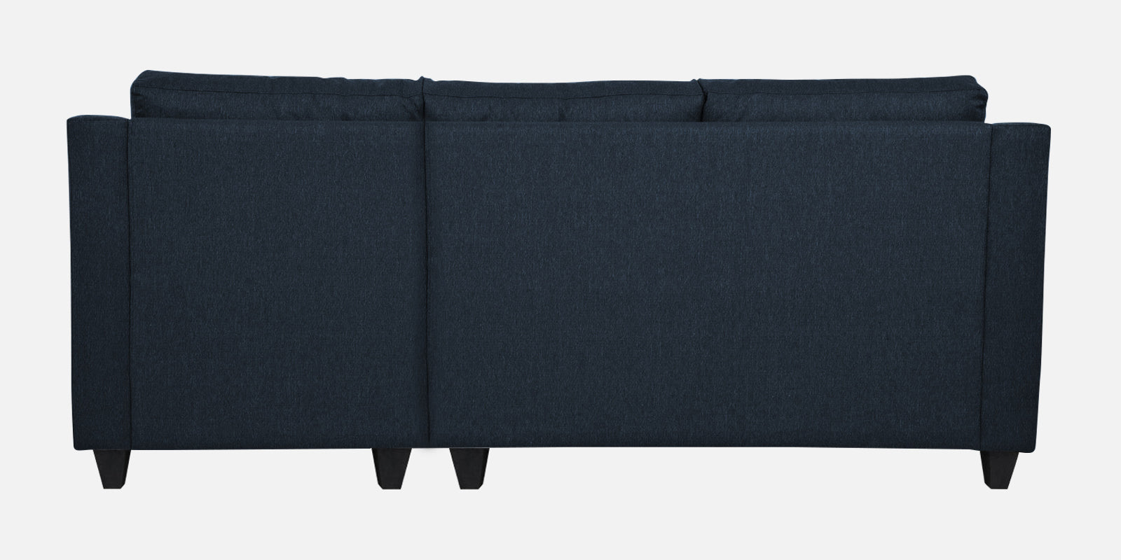 Welly Fabric LHS Sectional Sofa (2+Lounger) In Denim Blue Colour - Febonic Living