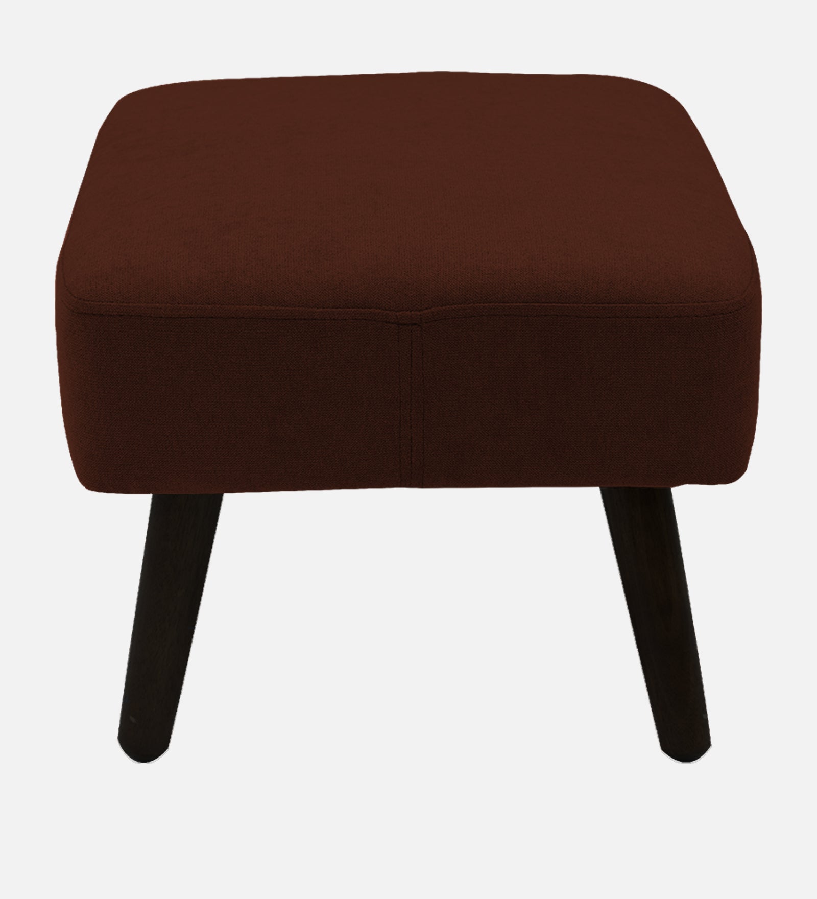 Luke Fabric Foot Stool In Coffee Brown Colour - Febonic Living