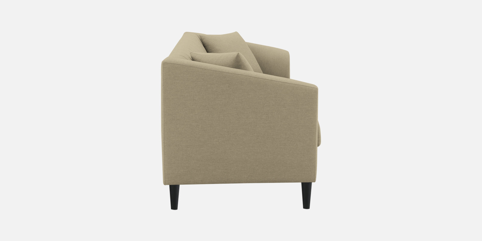 Polon Fabric 3 Seater Sofa In Honey Beige Colour - Febonic Living