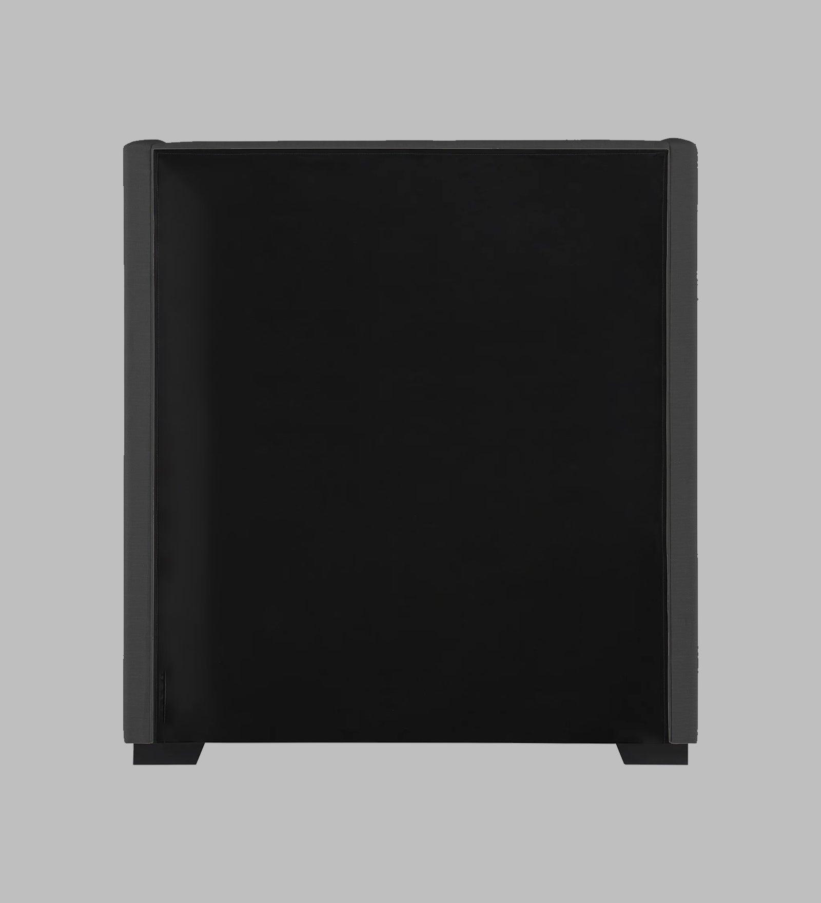Kirby Fabric Upholstered Single Bed in Charcoal Grey Colour - Febonic Living